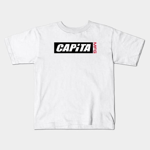 Captia Snowboard Snow 01 Black | Burton Nitro Kids T-Shirt by susugroo